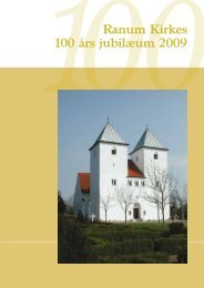 100Ranum Kirkes 100 års jubilæum 2009 - Ranum-Malle-Vilsted ...