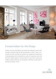 Forsatsvinduer fra Alu Design - Alu Design forsatsvinduer