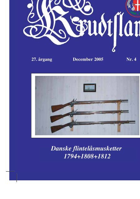 Krudtslam Nr.4-2005 - Forbundet Af Danske Sortkrudtskytteforeninger