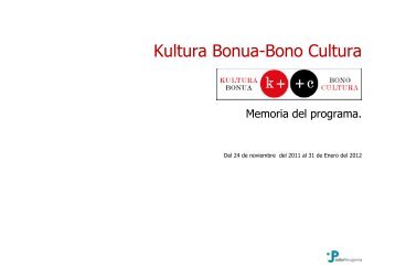 Kultura Bonua-Bono Cultura - KAHK-talde-operatiboak