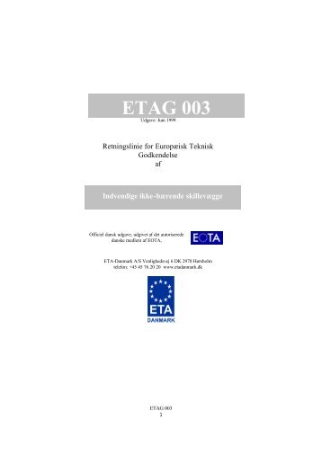 ETAG 003 - ETA-Danmark