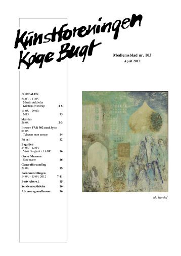 11 1 Medlemsblad nr. 103 - Kunstforeningen Køge Bugt