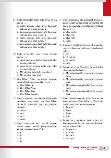 Buku TIK SMP/MTs Kelas VIII - Index of