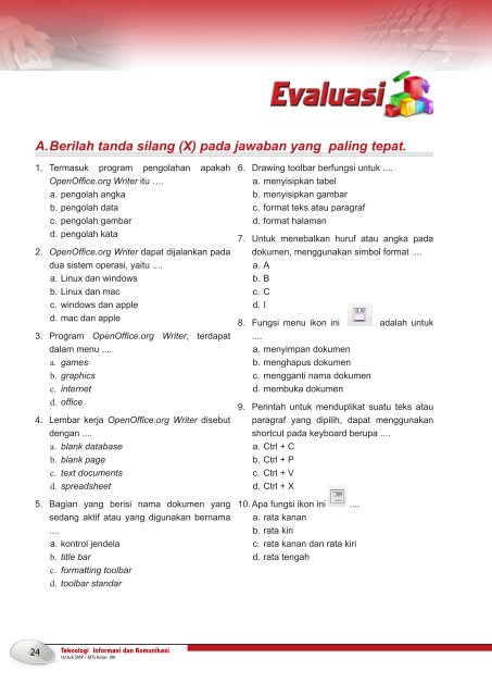 Buku TIK SMP/MTs Kelas VIII - Index of