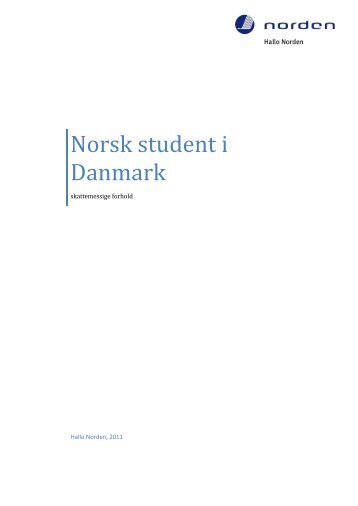 Norsk student i Danmark - Ansa