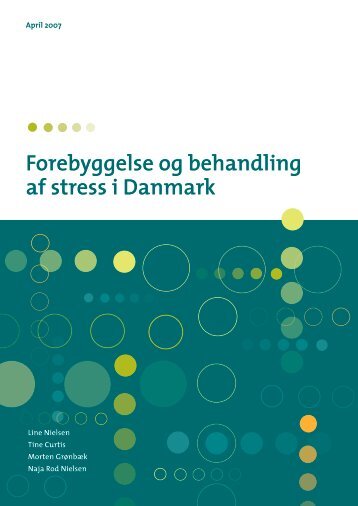 Forebyggelse og behandling af stress i Danmark - Statens Institut for ...