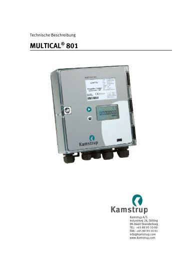 MULTICAL® 801 - Kamstrup A/S