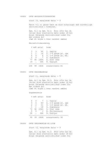 Odense Kommune og borgerne, 1990 - DDA Samfund - Dansk Data ...