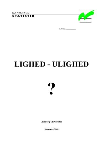 lighed - ulighed - the Data Library