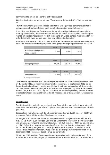 Budget 2012 - Bornholms Regionskommune