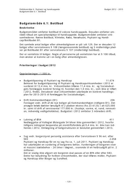 Budget 2012 - Bornholms Regionskommune