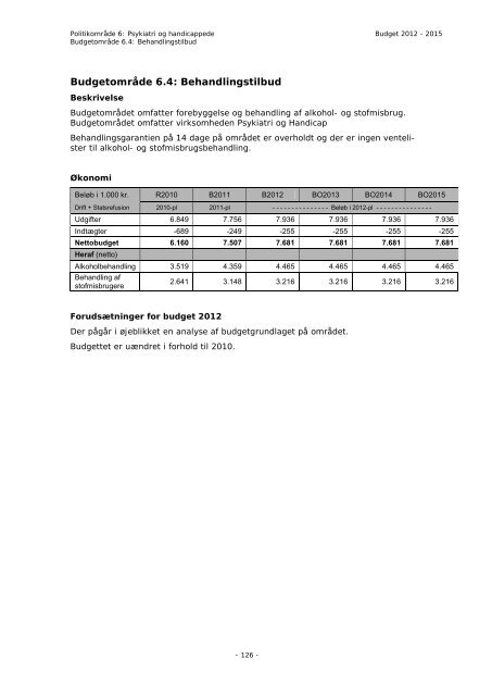 Budget 2012 - Bornholms Regionskommune