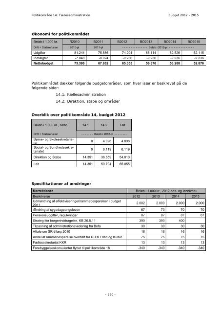 Budget 2012 - Bornholms Regionskommune