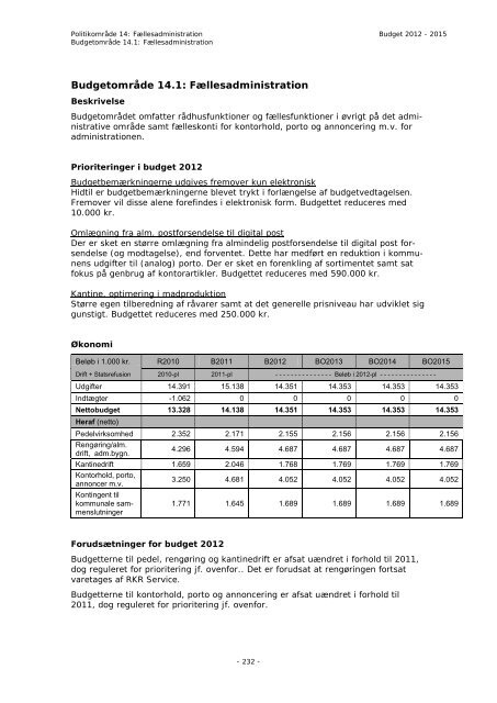 Budget 2012 - Bornholms Regionskommune