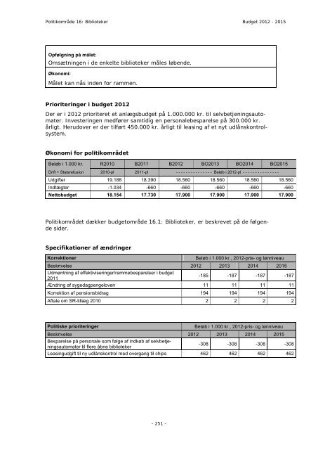 Budget 2012 - Bornholms Regionskommune