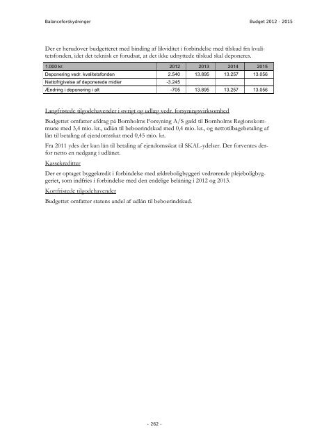 Budget 2012 - Bornholms Regionskommune