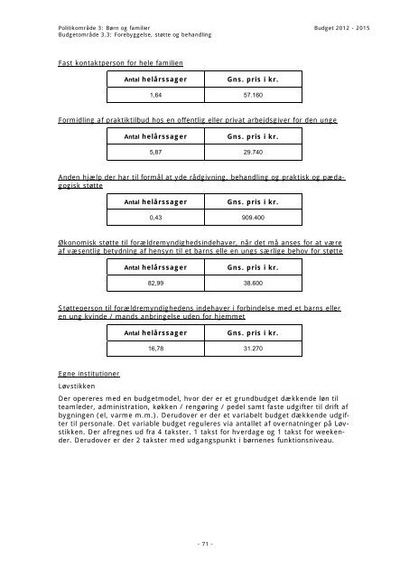 Budget 2012 - Bornholms Regionskommune