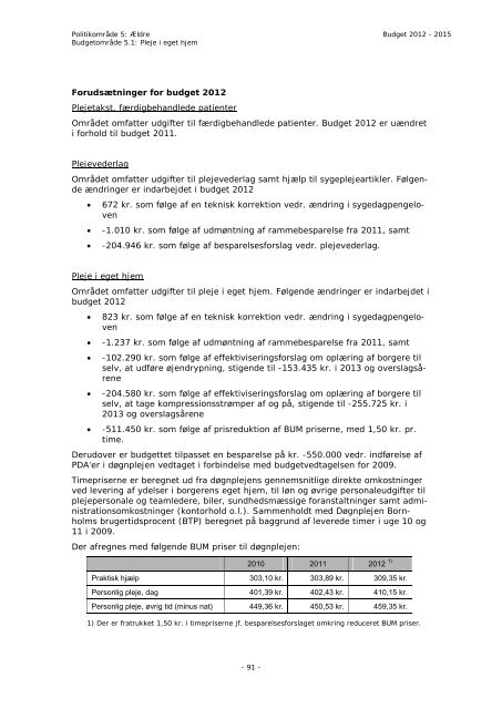 Budget 2012 - Bornholms Regionskommune