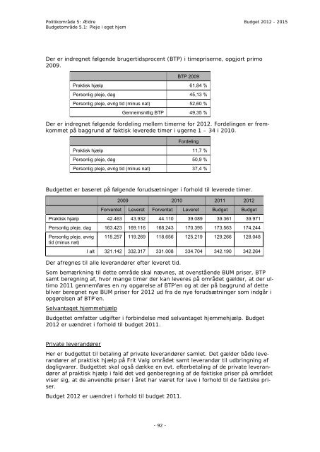 Budget 2012 - Bornholms Regionskommune