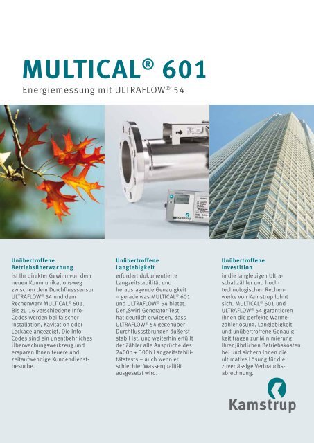 MULTICAL® 601 - Kamstrup A/S