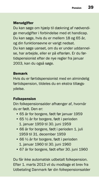 Håndbog for pensionister - Ishøj Kommune