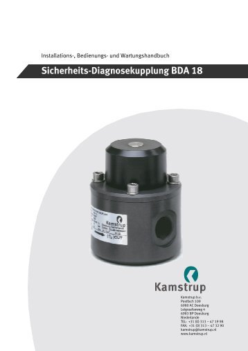 Sicherheits-Diagnosekupplung BDA 18 - Kamstrup