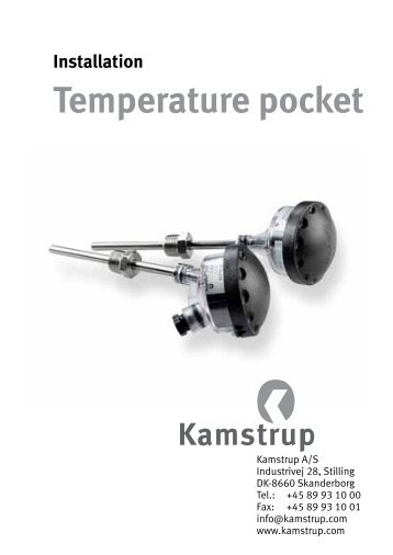 Temperature pocket - Kamstrup