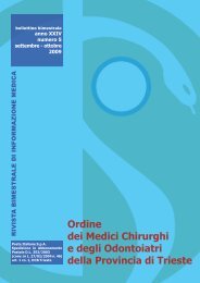 Scarica il bollettino - Ordine dei medici-chirurghi ed odontoiatri della ...