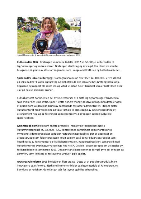 Gratangen folkebibliotek - Troms fylkeskommune
