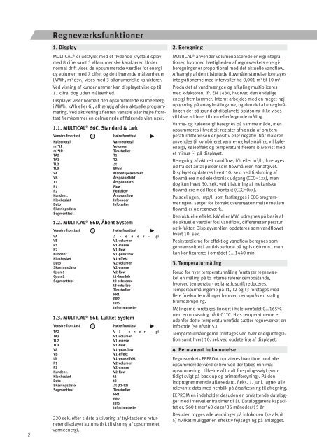 MULTICAL® energimåler - Kamstrup