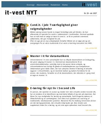 it-vest NYT nr. 29 - oktober 2007