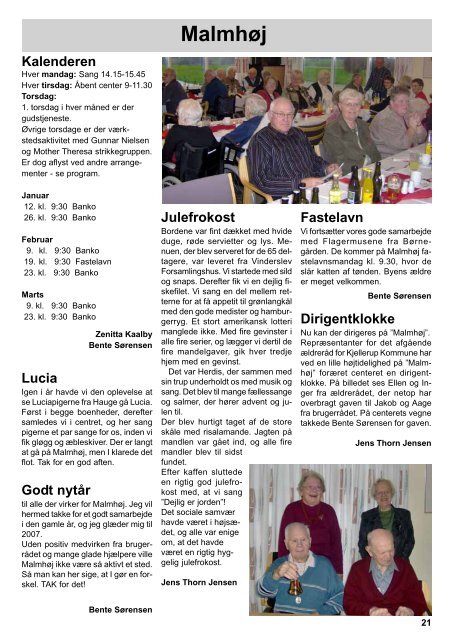 januar 2007 - Lokalbladet - For Vinderslev-, Pederstrup-, Mausing