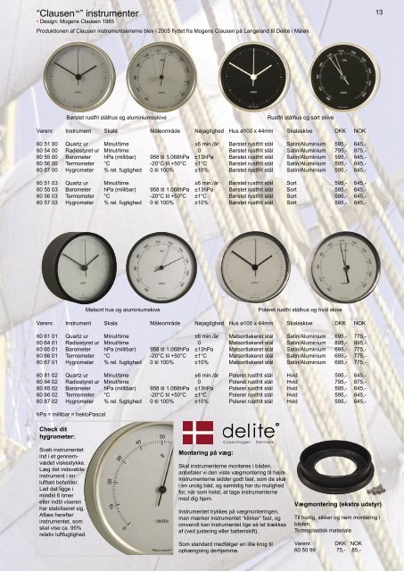 Delite 2012 catalogue - Delite ApS