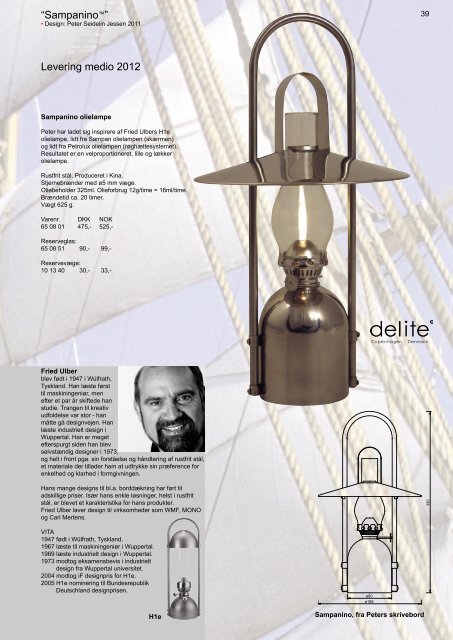 Delite 2012 catalogue - Delite ApS