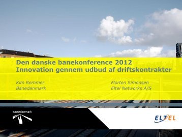 Slides - Den Danske Banekonference