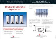 Dimensionering af beholdere og varmeveksler