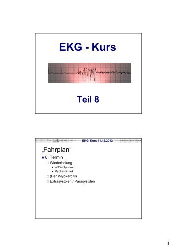 EKG - Kurs