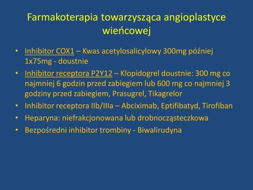 Rekanalizacja prawej tętnicy wieńcowej