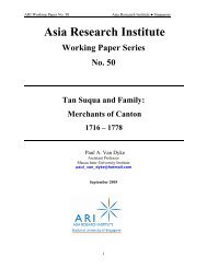 View/Download File - Asia Research Institute, ARI