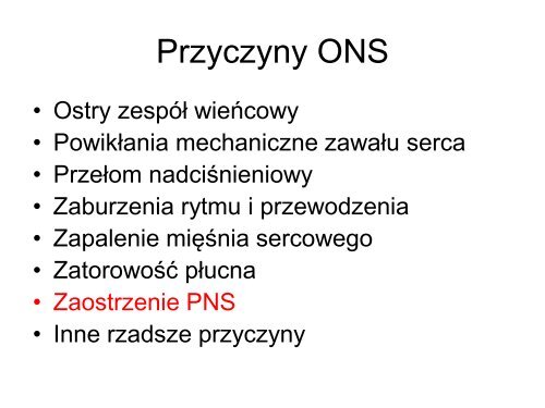 Ostra niewydolność serca