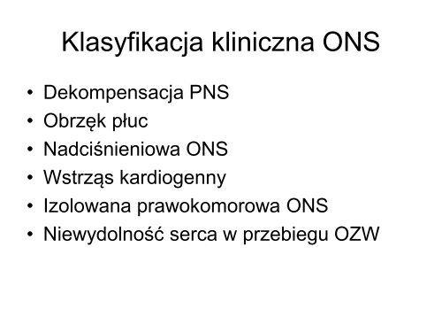 Ostra niewydolność serca