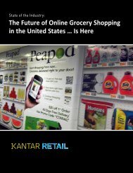 The Future of Online Grocery Shopping in the United ... - Kantar Retail