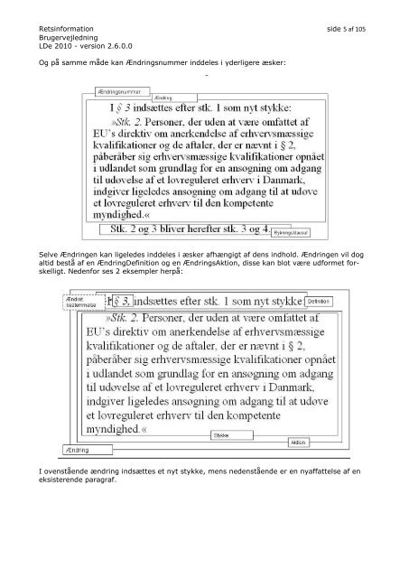 Almindelig word-funktionalitet: - Retsinformation