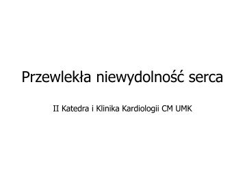 Przewlekła niewydolność serca