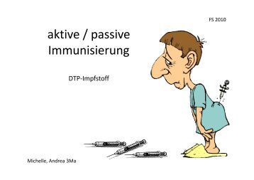 aktive / passive Immunisierung - kantik