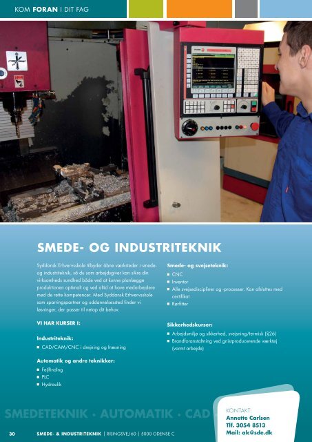 Kursuskatalog 2013 - Dokumenter - Syddansk Erhvervsskole