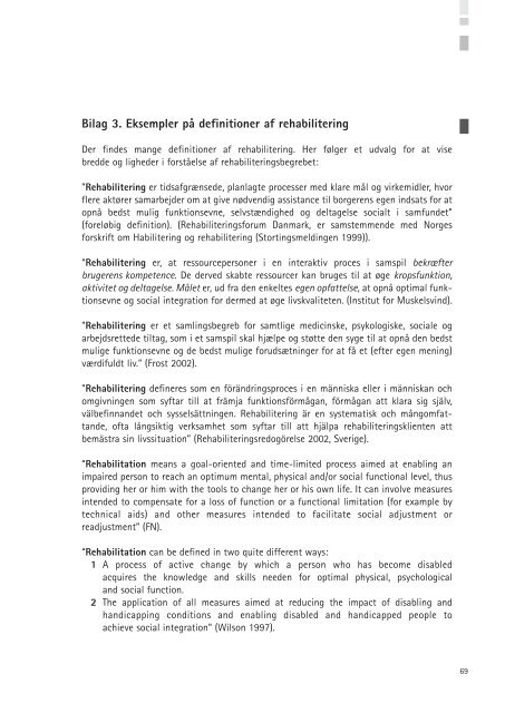 [pdf] Hvidbog om rehabiliteringsbegrebet - Kræftens Bekæmpelse