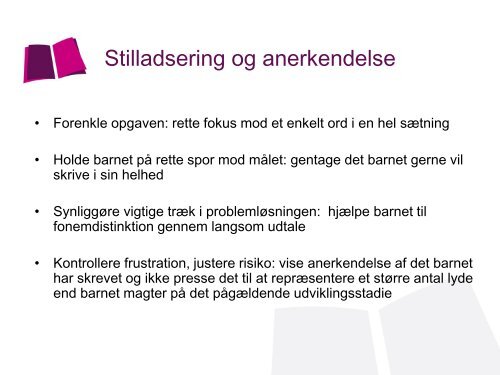 Opdagende skrivning – en vej ind i læsningen