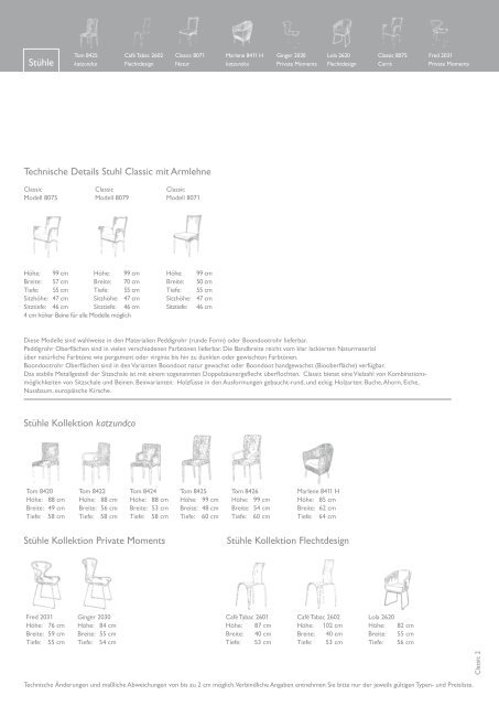 Hauptkatalog - Katz-Flechtmöbel-Manufaktur