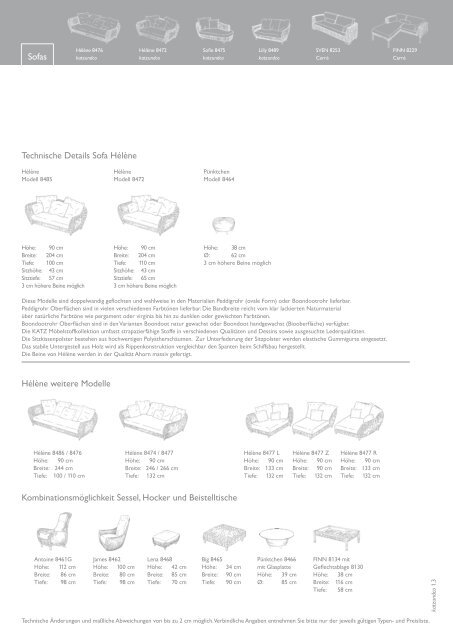 Hauptkatalog - Katz-Flechtmöbel-Manufaktur